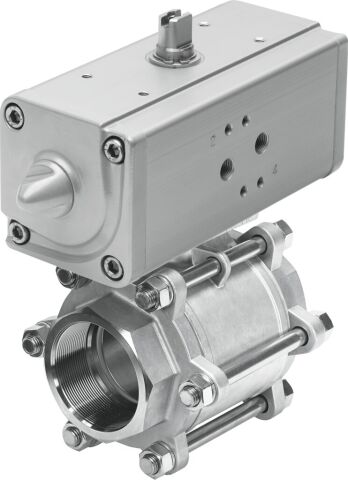 Festo 1809660 VZBA-3''-GG-63-T-22-F0710-V4V4T-PP180-R-9 Pnömatik aktuatörlü küresel vana
