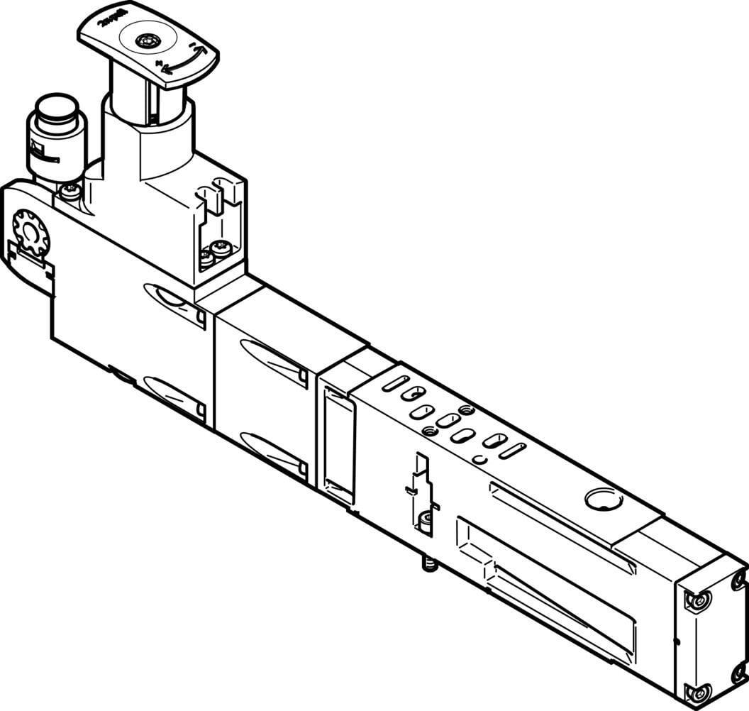 Festo 560777 VABF-S4-2-R6C2-C-6E Regülatör plakası