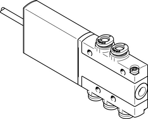 Festo 525119 MHE2-MS1H-5/2-QS-4-K Selenoid valf