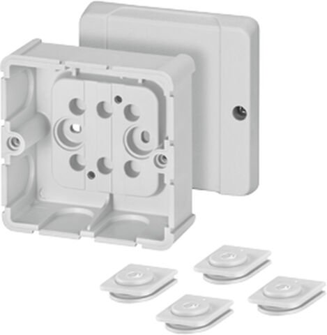 Hensel DP 9020 88x88x49    Buat; IP54, IK07, PP, H/S F, FR, Elastik Membran, RAL 7035 (Gri)