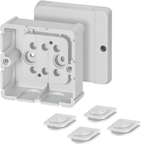 Hensel DP 9020 88x88x49    Buat; IP54, IK07, PP, H/S F, FR, Elastik Membran, RAL 7035 (Gri)