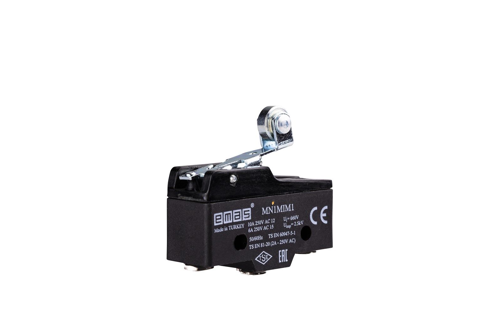 Emas MN1MIM1 Metal Kısa Kollu Makaralı 1CO MN1 Serisi Plastik Mini Switch