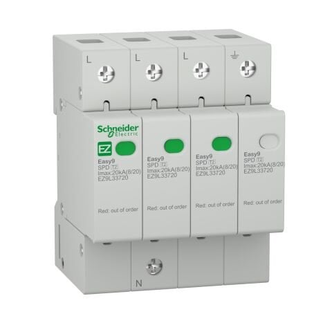 Schneider Electric EZ9L33720 Easy9 Parafudr 3P-N 20Ka