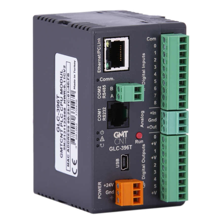 GMTCNT GLC-396T 9 Giriş 6 Çıkış PNP 24VDC CPU PLC