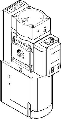 Festo 562580 MS6-SV-1/2-E-10V24-AD1 Yavaş başlatma ve çabuk egzoz valfi