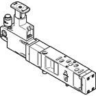 Festo 540158 VABF-S4-1-R3C2-C-10 Regülatör plakası