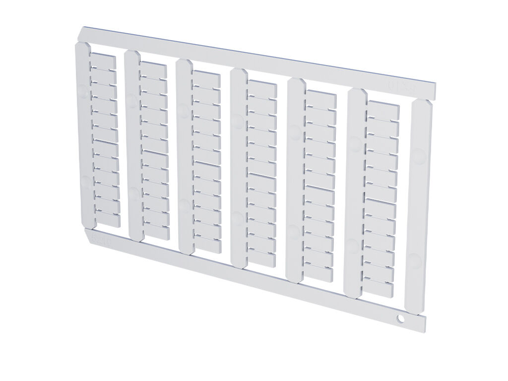 Klemsan 811750-D-NS 5x10 Polikarbonat Etiket (Beyaz)
