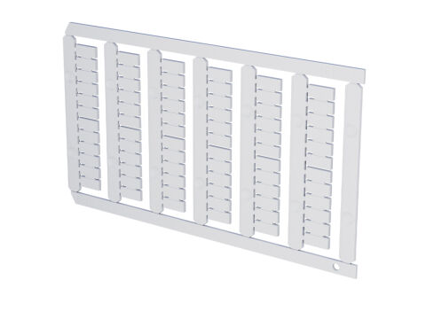 Klemsan 811750-D-NS 5x10 Polikarbonat Etiket (Beyaz)