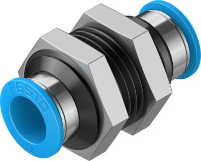 Festo 153161 Qss-12 Push-İn Bulkhead Connector
