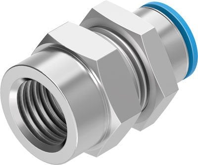 Festo 153166 QSSF-1/4-8-B Bastırmalı Dişli bağlantı