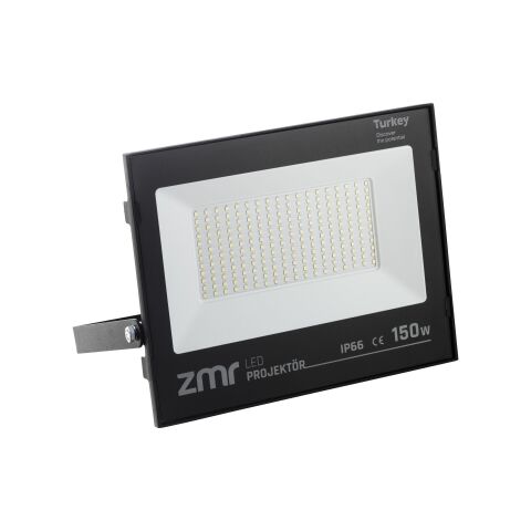 Zmr 150W Si̇yah Kasa Slim Led Projektör