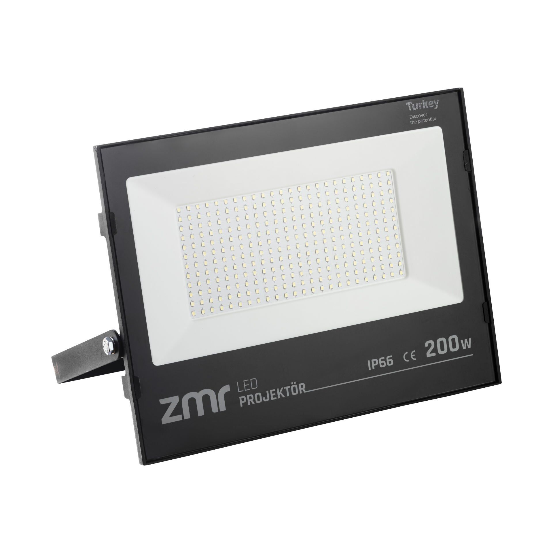 Zmr 200W Si̇yah Kasa Slim Led Projektör