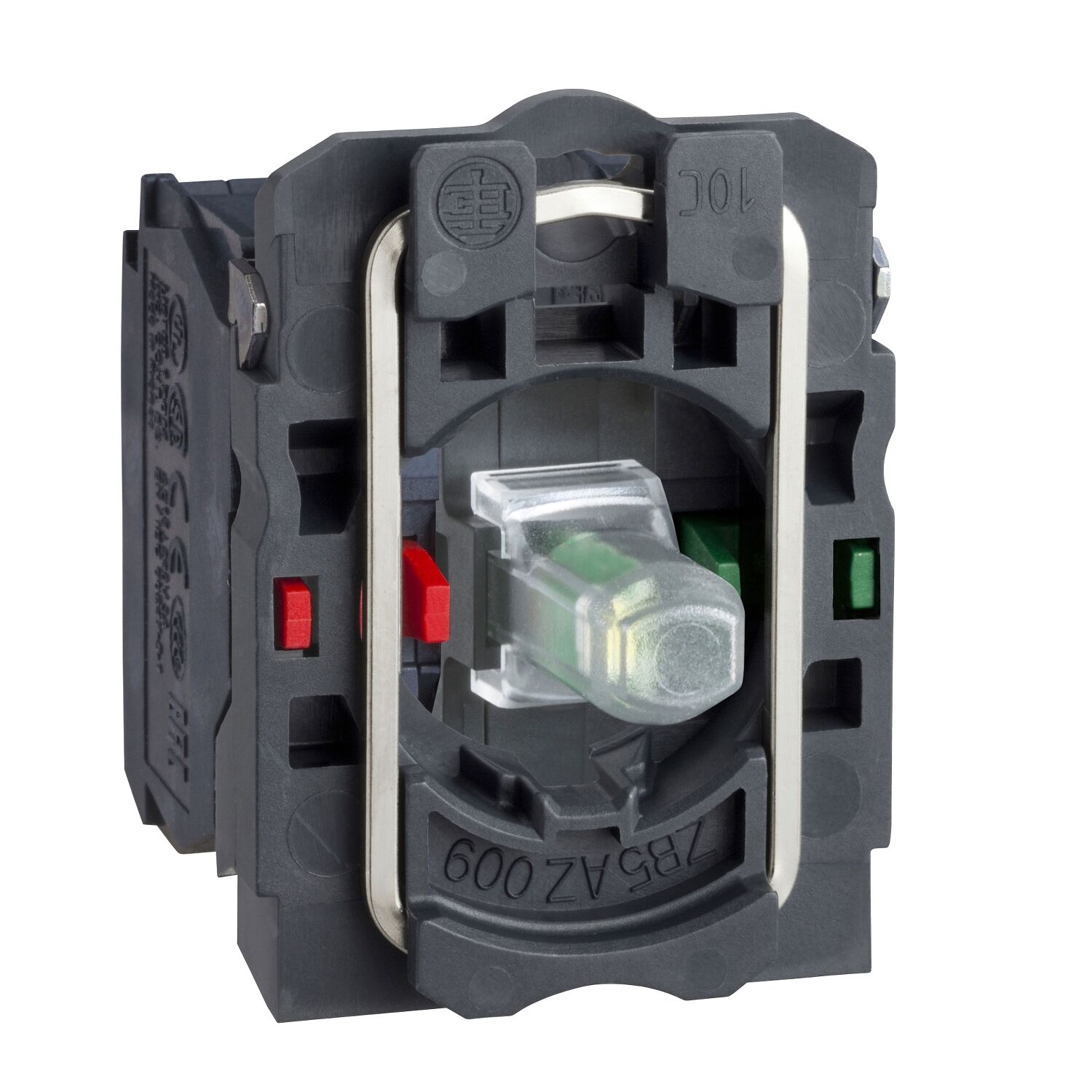 Schneider Electric ZB5AW0M15 Entegre Led'Li 230...240V Gövde/Sabitleme Bilezikli Beyaz Işık Bloğu 1Na+1Nk