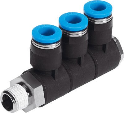 Festo 153226 Qslv3-3/8-8 Multiple Distributor