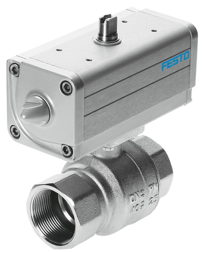 Festo 540511 VZPR-BPD-22-R38 Pnömatik aktuatörlü küresel vana