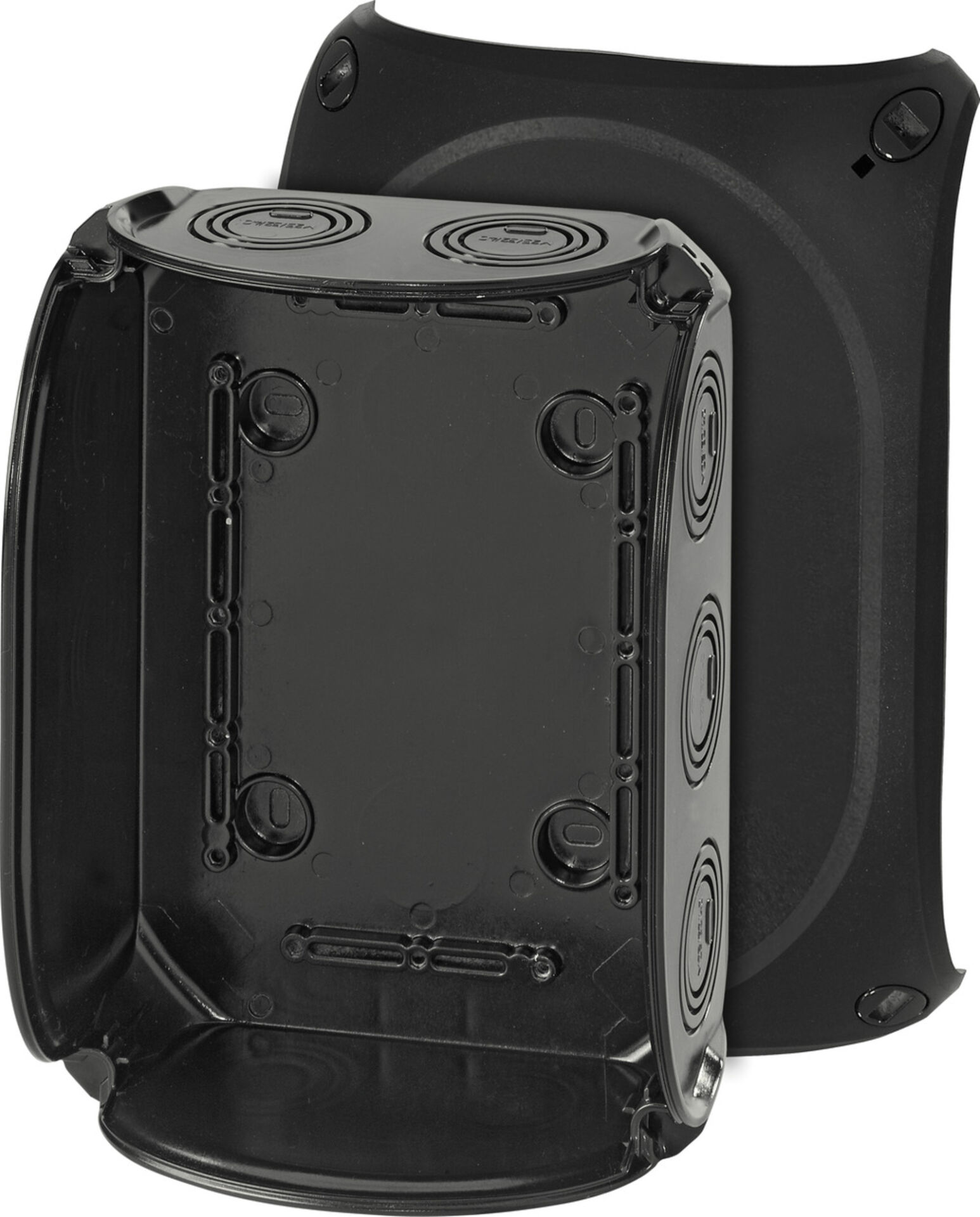 Hensel KF 1600 B 210x155x92    Harici Ortam Buatı; IP66/67-IP69, IK09, PC-GFS, H/S F, FR, UV, Kırmalı Tip (Rakor Gerektirir), RAL 9011 (Siyah)