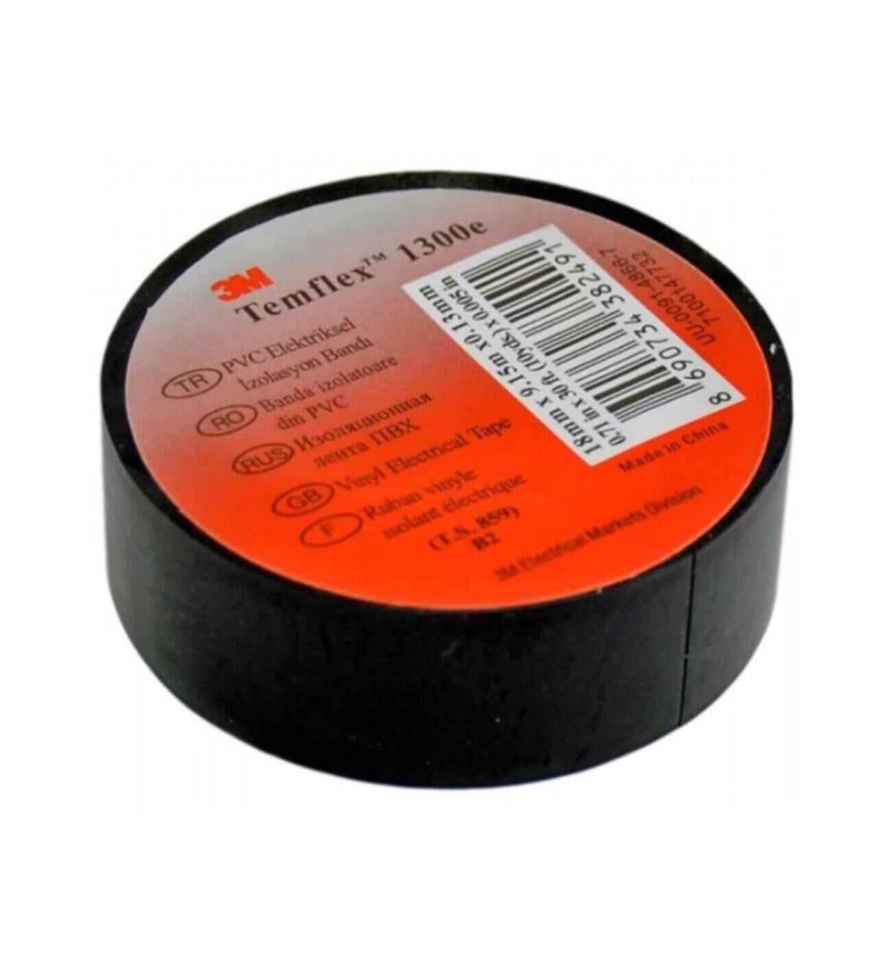 3M İzole Bant Siyah 10X19mm