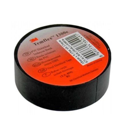3M İzole Bant Siyah 10X19mm
