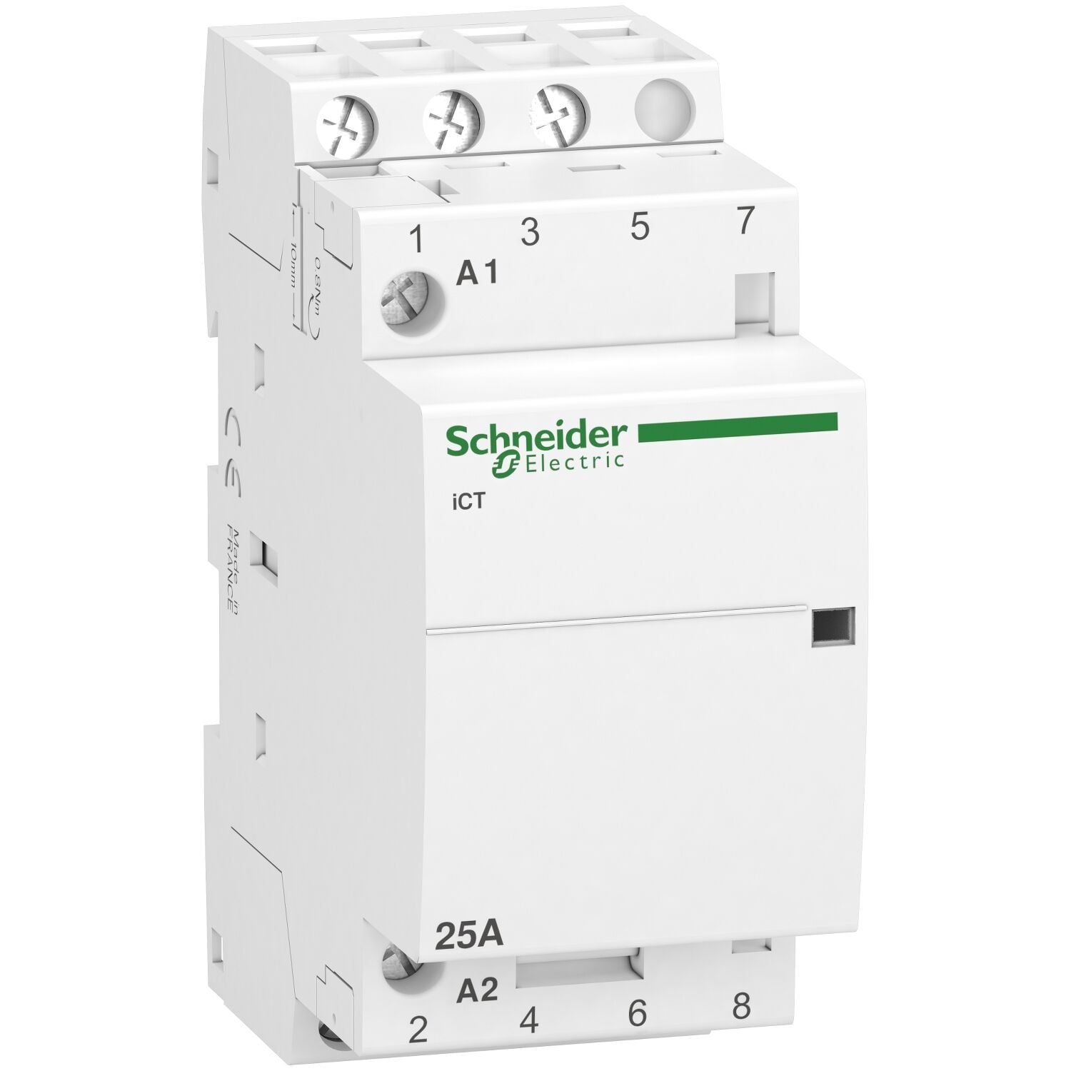 Schneider Electric A9C20833 İct Sessiz Kontaktör, 25A 3No 220-240 Vac