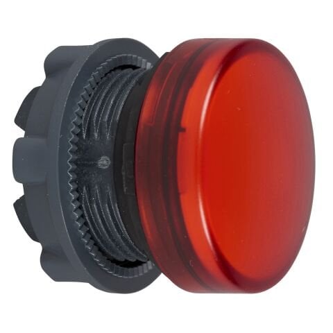 Schneider Electric ZB5AV04 Ba9S Ampul İçin Kırmızı Pilot Işığı Başlığı Ø22 Düz Lens