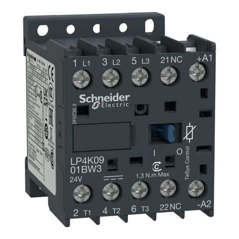 Schneider Electric LP4K0901BW3-4 KW 3 N/O + 1 N/C 24 VDC
