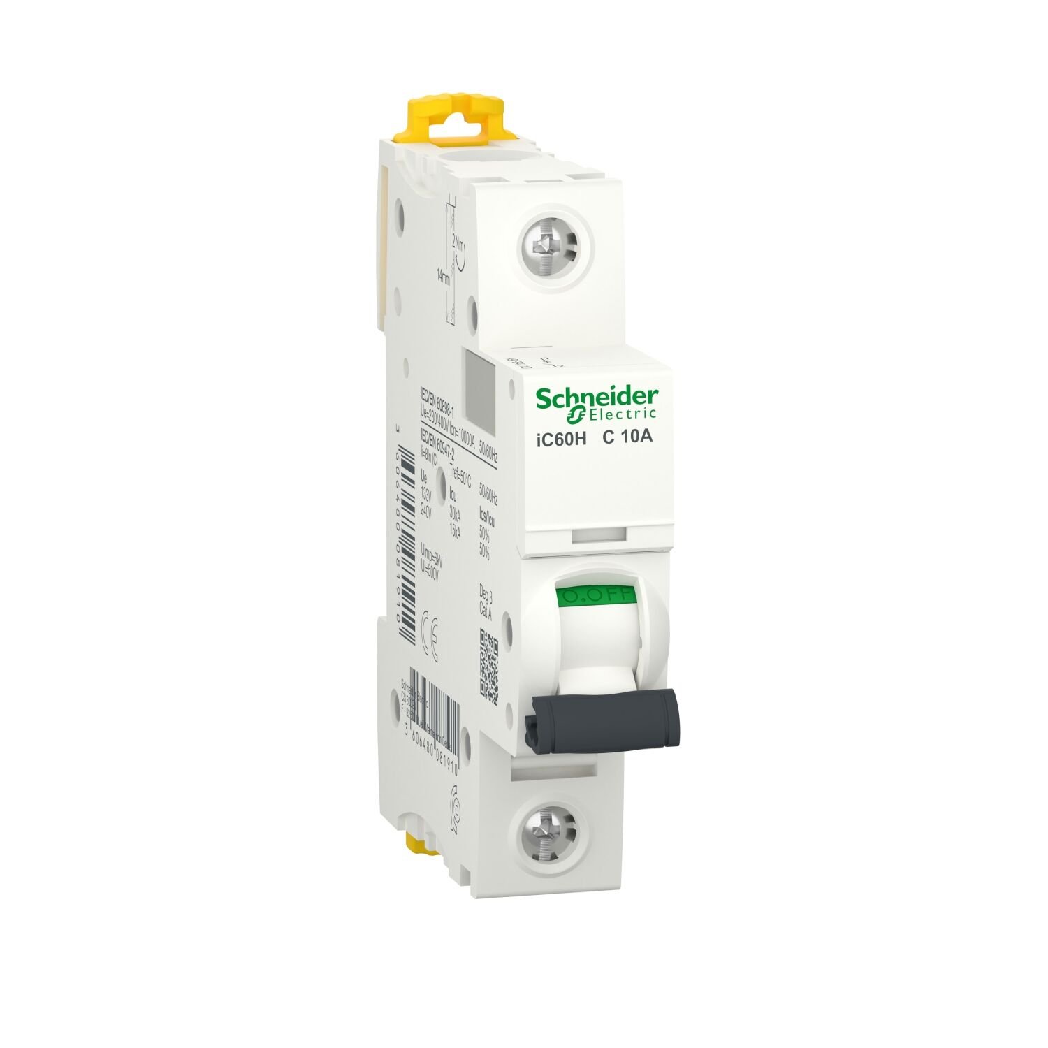 Schneider Electric A9F84110 İc60H - Minyatür Devre Kesici - 1P - 10A - C Eğrisi