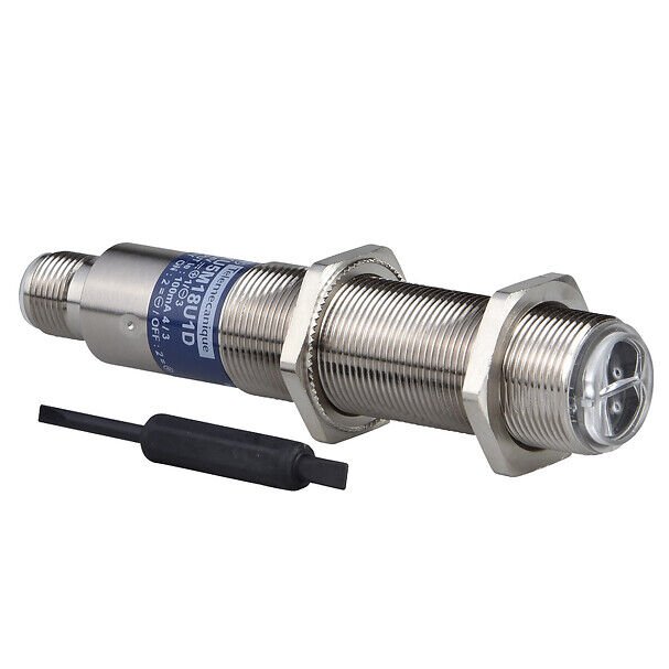 Telemecanique Sensors XU5M18U1D Fotoelektrik Sensör - Xu5 - Cisimden Yansml - Luminescence - Sn80Mm -12..24Vdc -M12
