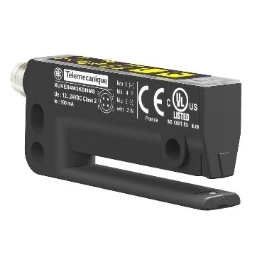 Telemecanique Sensors XUVE04M3KSNM8 Fotoelek Sensör Etiket Çatalı 40X3 - 12..24 V Dc - Pnp/Npn Na/Nk Bağlantısı M8