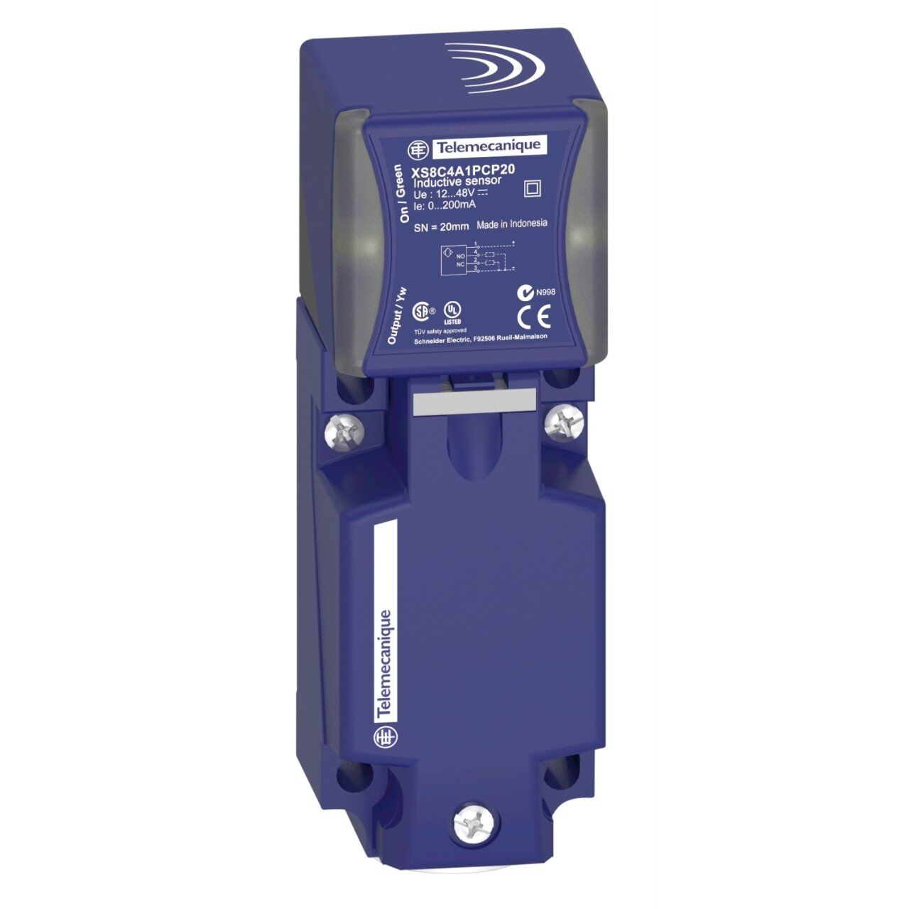 Telemecanique Sensors XS8C4A4PCG13 Endüktif Sensör Kübik Format Sn 40Mm