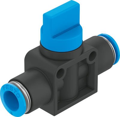 Festo 153468 He-2-Qs-8 Shut-Off Valve