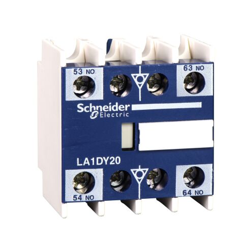 Schneider Electric LA1DY20 Tesys D - Yardımcı Kontak Bloğu - 2 Na - Vida Kelepçesi Terminalleri