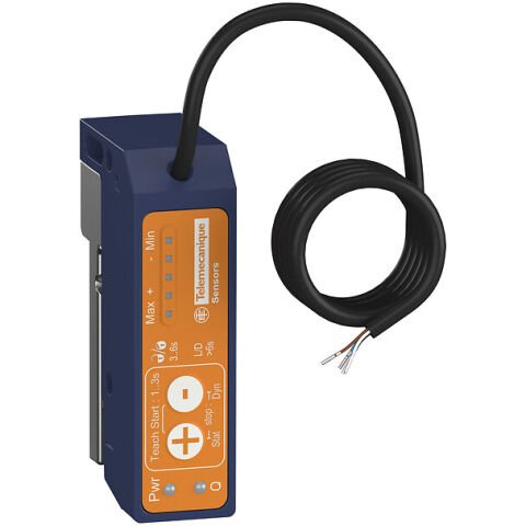 Telemecanique Sensors XUVU04M3PL2 Ultrasonik etiket çatalı Derinlik 60mm Sn3mm PNP IOLink Kablo 2m