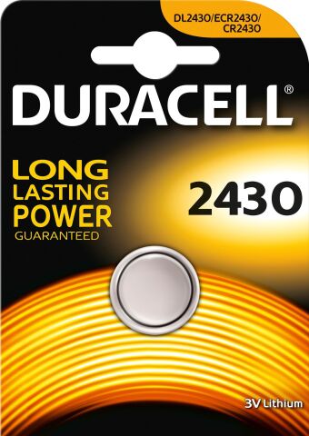 Duracell CR2430 3V Lityum Pil (5 Adet Fiyatıdır)