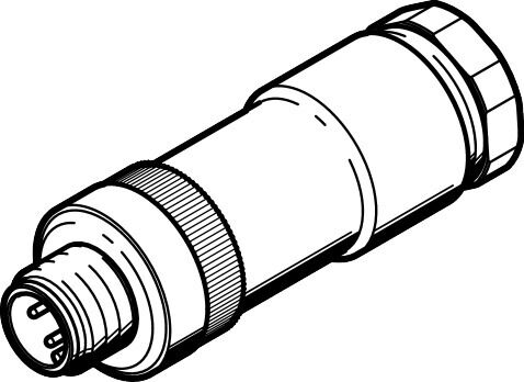 Festo 570956 NECU-S-M12G4-D-IS Soket