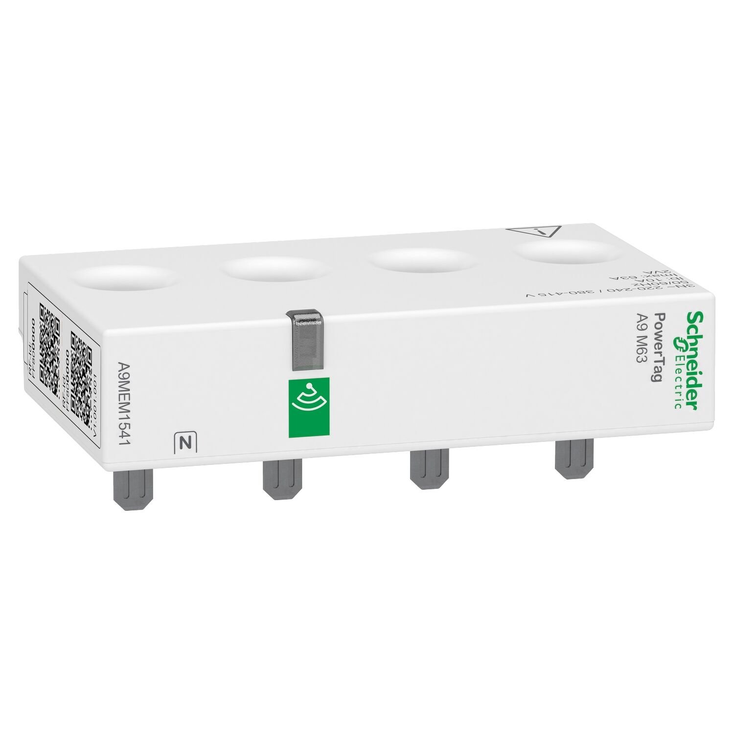 Schneider Electric A9MEM1541 Enerji Sensörü, Powertag Monoconnect 63A 3P+N Üst Konum