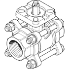 Festo 1686640 VZBA-1''-GG-63-T-22-F0405-V4V4T Küresel vana