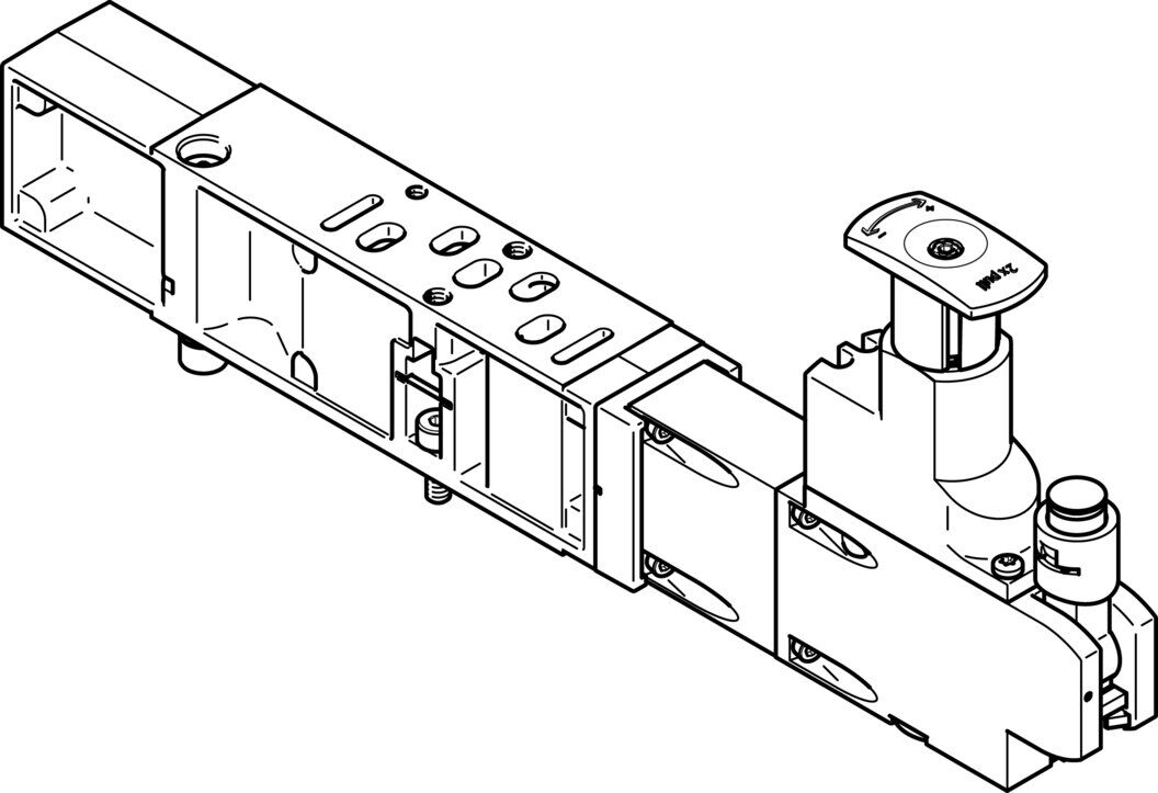 Festo 560757 VABF-S4-1-R1C2-C-10E Regülatör plakası
