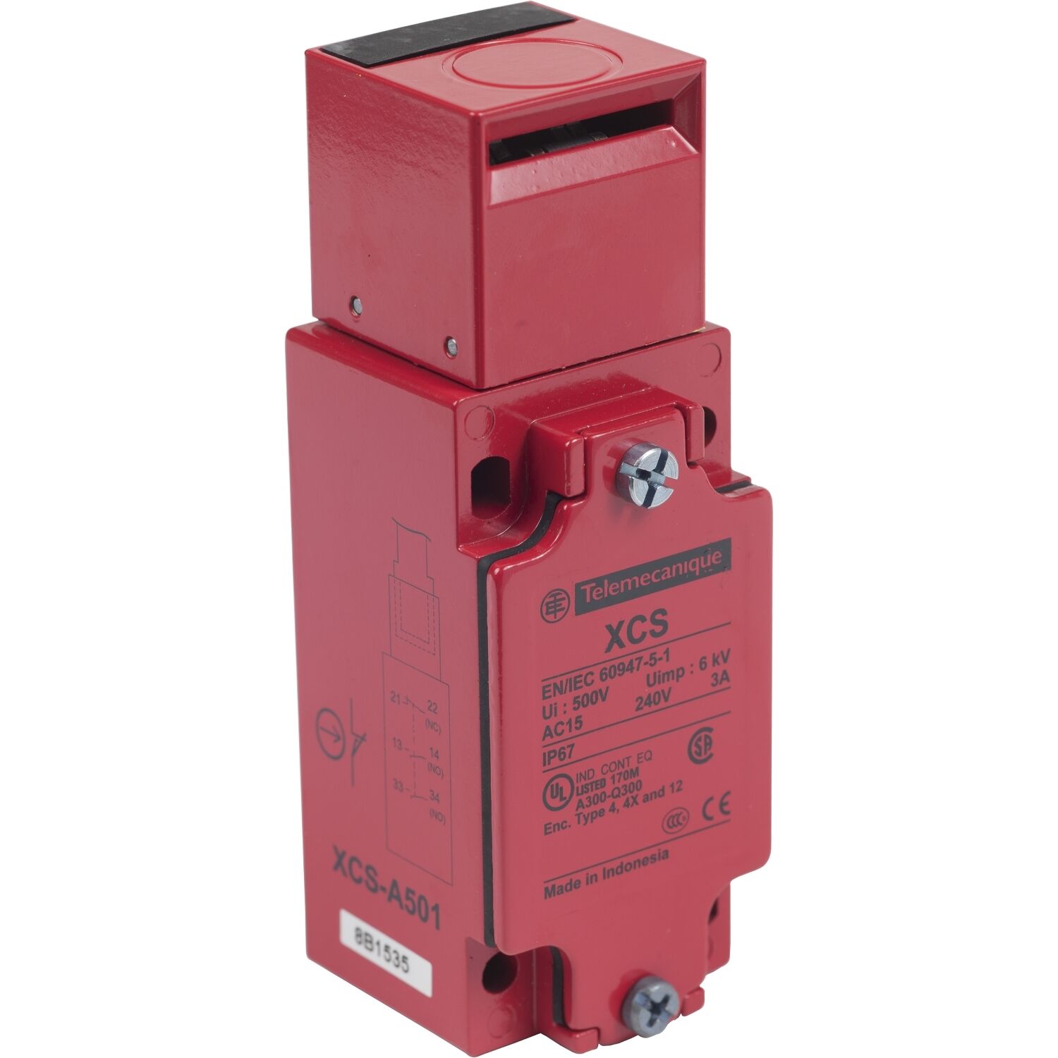 Telemecanique Sensors XCSA501 Güvenlik Emniyet Şalteri Xcsa