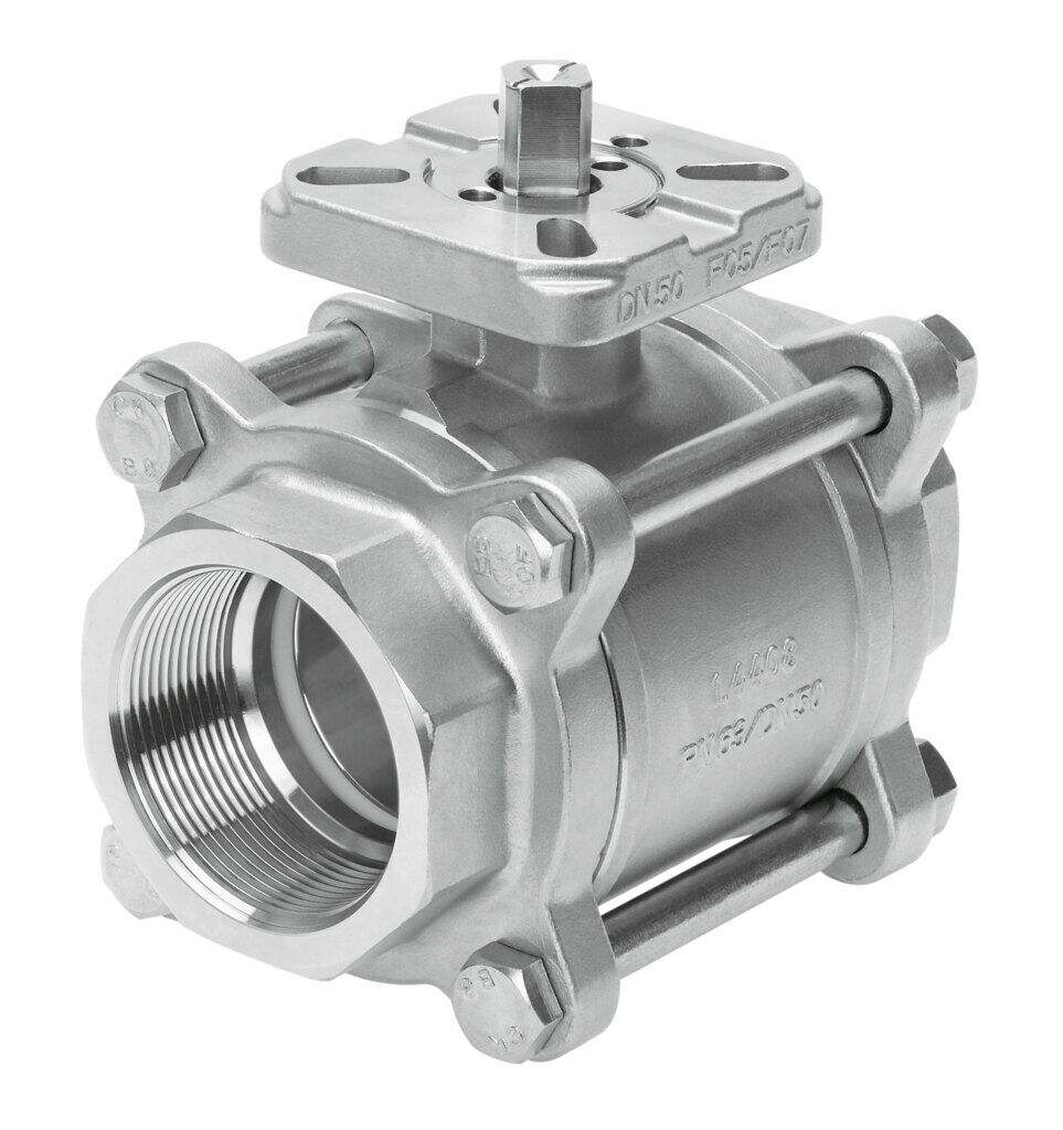 Festo 1686646 VZBA-2''-GG-63-T-22-F0507-V4V4T Küresel vana