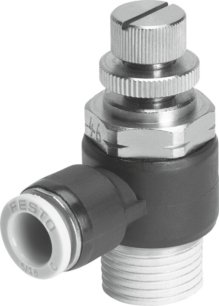 Festo 534663 Grla-1/4-Qb-3/8-U One-Way Flow Control Valve