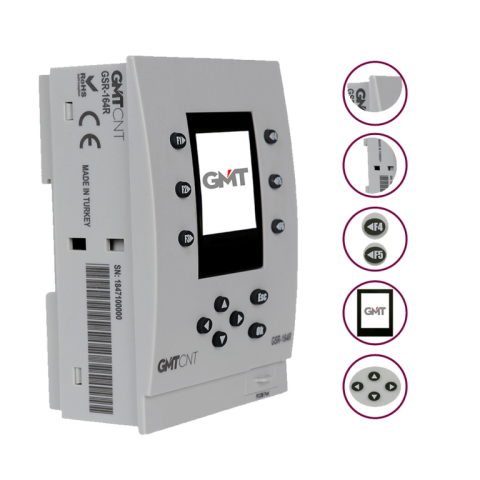 Gmt Gsr-164R 6 Giriş 4 Röle Çıkış 24Vdc Mini Plc