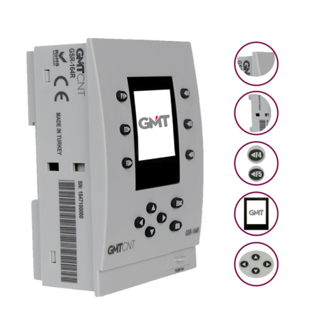 Gmt Gsr-164R 6 Giriş 4 Röle Çıkış 24Vdc Mini Plc