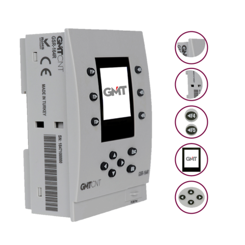 Gmt Gsr-164R 6 Giriş 4 Röle Çıkış 24Vdc Mini Plc