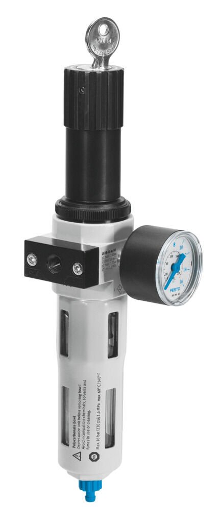 Festo 194718 LFRS-1/4-D-5M-MINI-A Filtre regülatör valfi