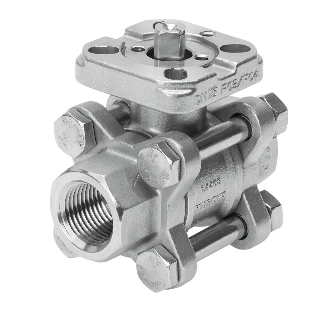 Festo 1686625 VZBA-1/4''-GG-63-T-22-F0304-V4V4T Küresel vana