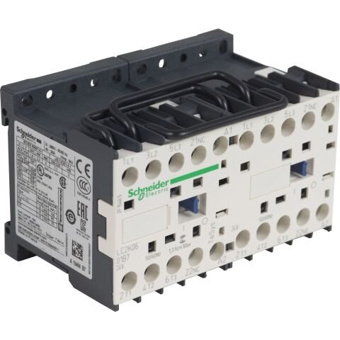 Schneider Electric LC2K0601B7 Tesys K Kontaktör Env 3P 6A Ac3 24Vac 1Nk