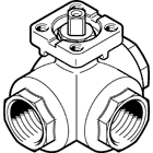 Festo 1692214 VZBA-3/4''-GGG-63-32L-F0405-V4V4T Küresel vana