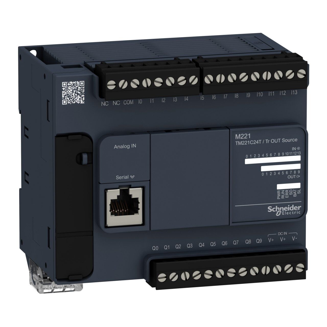 Schneider Electric TM221C24T Kontrolör M221-24 GÇ transistör PNP Kompakt