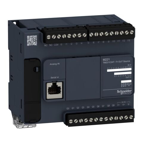 Schneider Electric TM221C24T Kontrolör M221-24 GÇ transistör PNP Kompakt