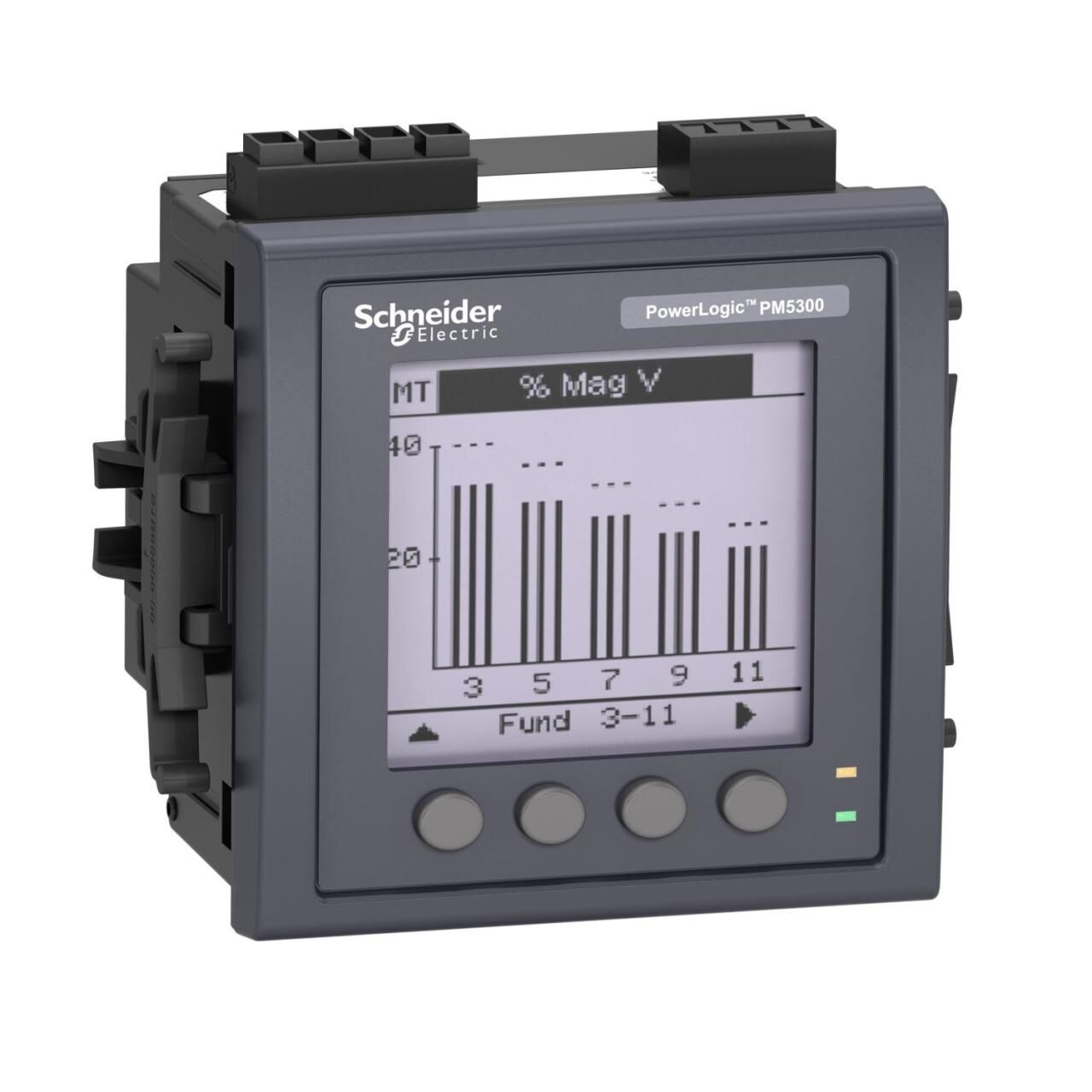 Schneider Electric METSEPM5310 PM5310 Modbus-31.Harm-256K 2DI/2DO 35 alarm-pano